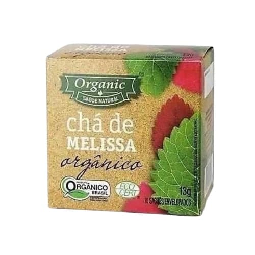Kit 2X: Chá Orgânico de Melissa Organic 10 Sachês
