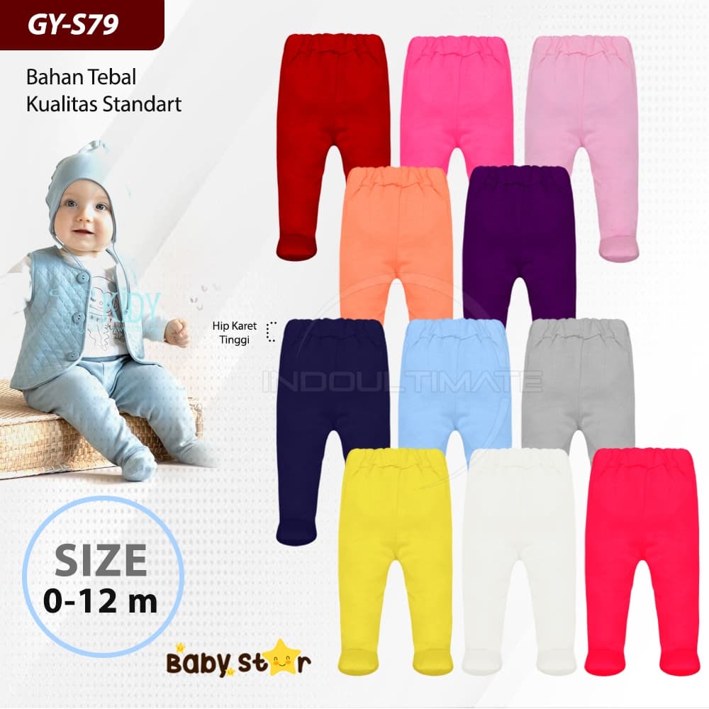 BABY STAR Calças Compridas Com Pernas Fechadas 0-12 Meses Para Bebês Recém-Nascidos Fraldas Meninas Meninos Roupas Moda 