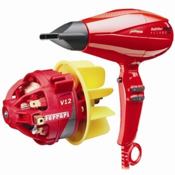 Secador de Cabelo Profissional Babyliss PRO Ferrari - Volare V2 - 2000w  - 110V, Preto.