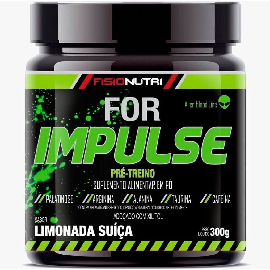 For Impulse Pré-Treino - 300g - FisioNutri (3g Creatina)