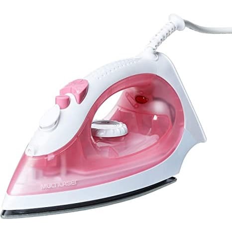 FERRO DE PASSAR A VAPOR MULTILASER PINK 1200W - 220V