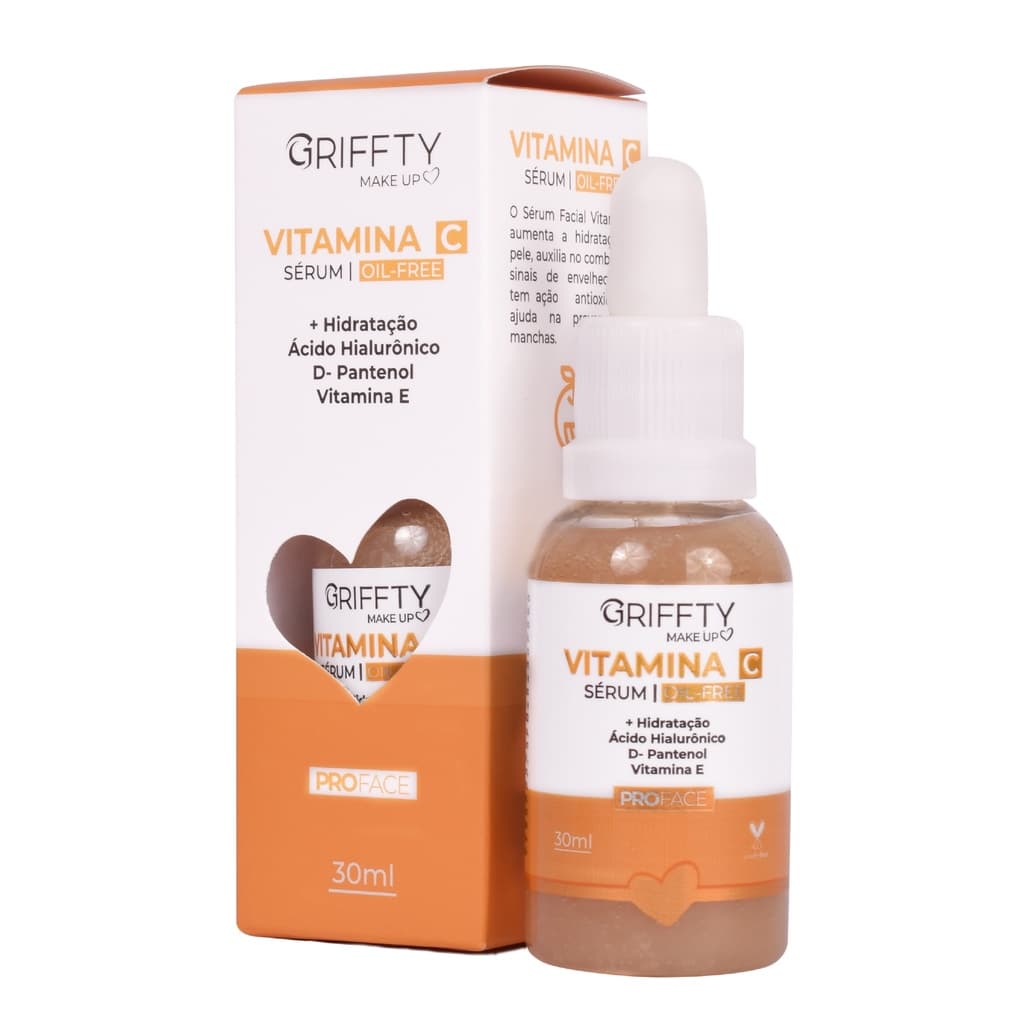 Sérum Facial Griffty Vitamina C Clareador Facial Hidratante Vitamina C