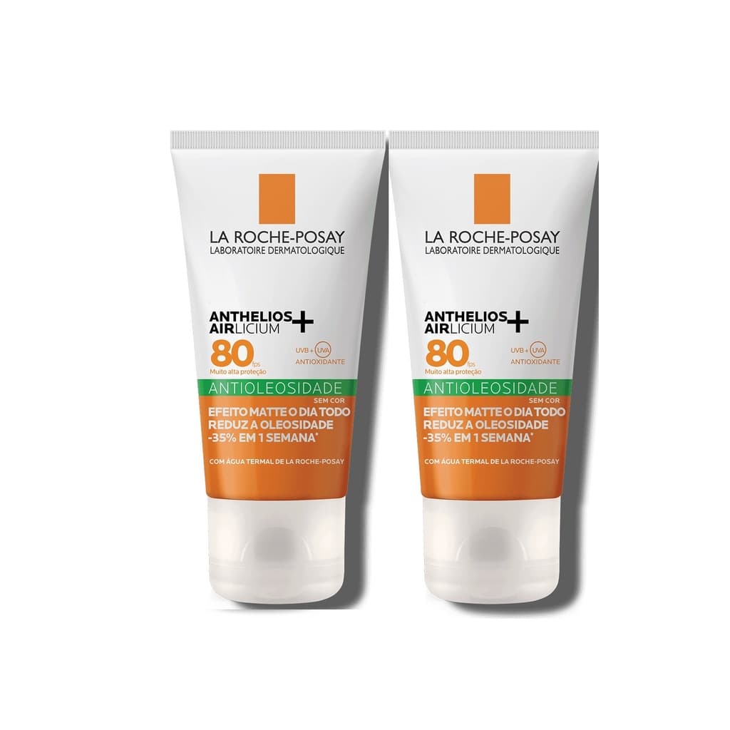 kit 2 Protetor Anthelios Airlicium Antioleosidade Fps80 40g