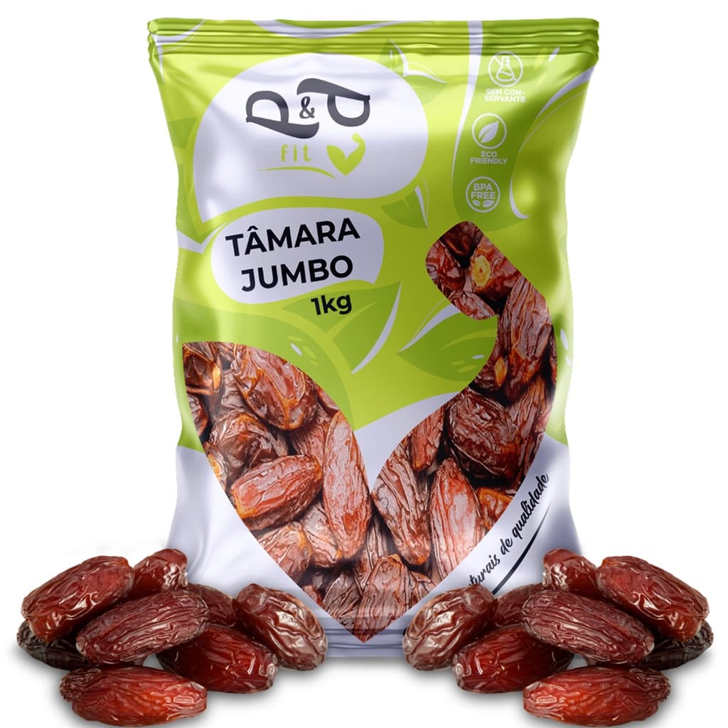 Tamara Jumbo Fresca 1kg/500g/250g Carnuda Original Medjool Selecionada