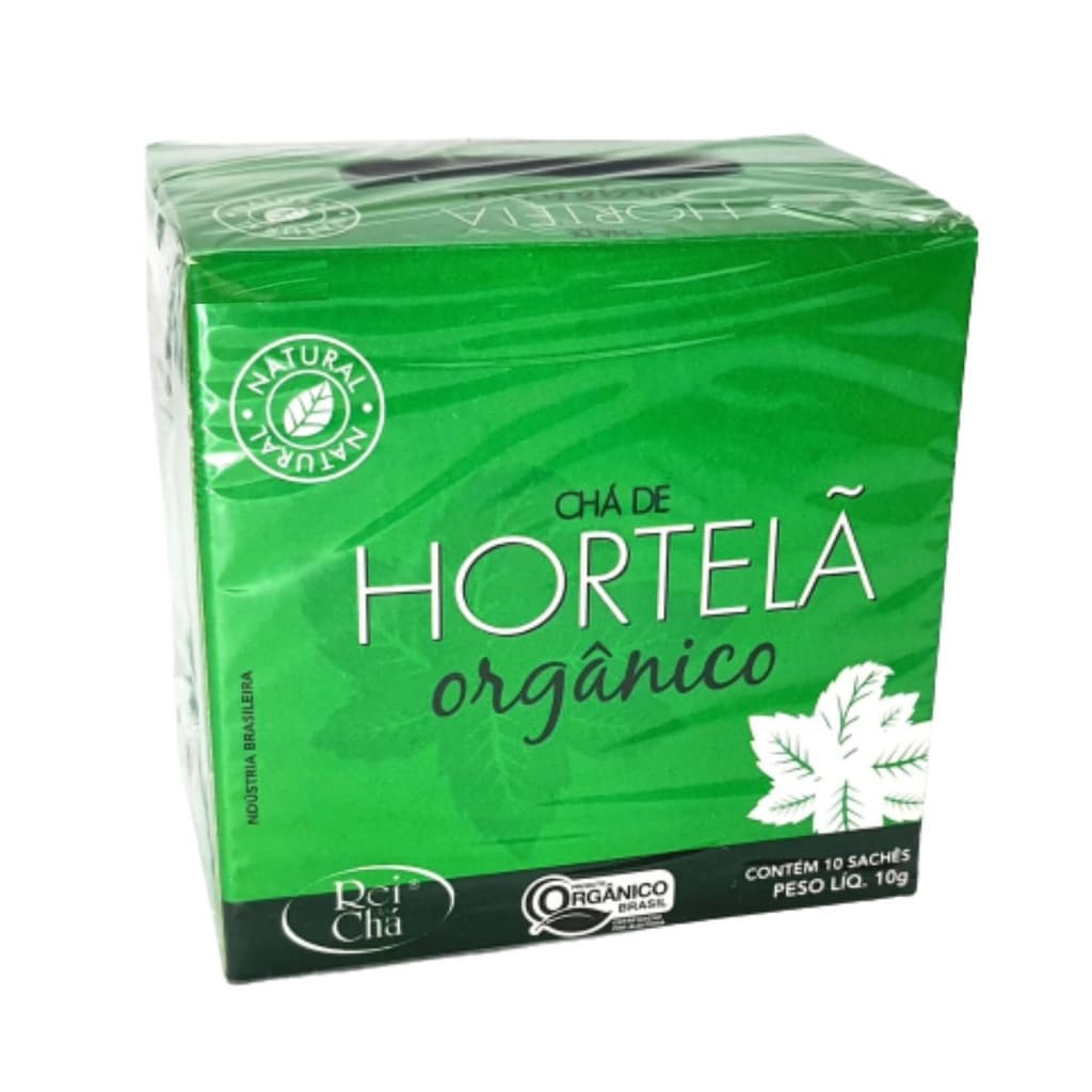 Chá de Hortelã Orgânico Certificado (10 Sachês) Campo Verde