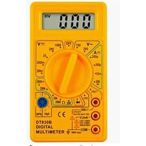 Multimetro digital com bateria