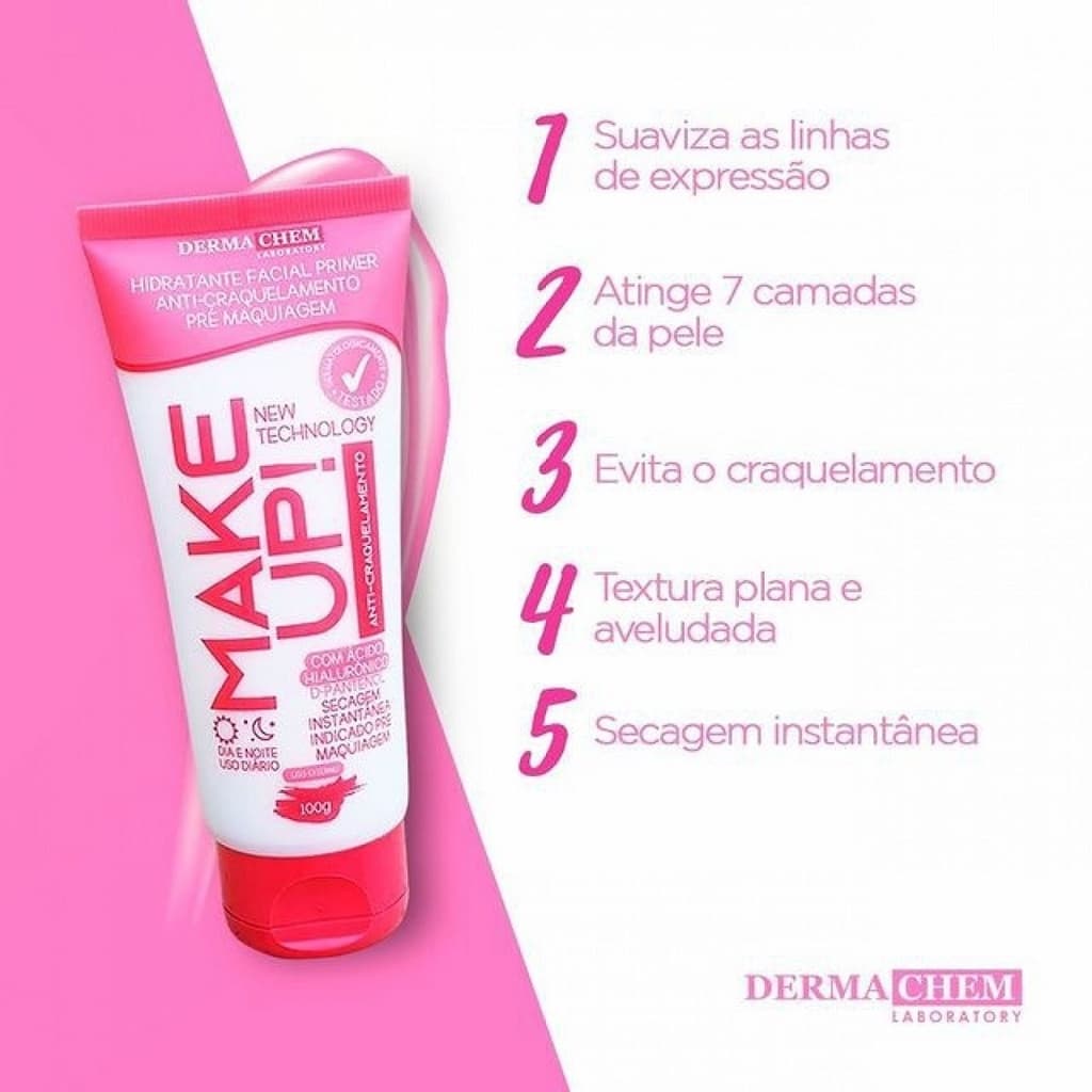 Hidratante Facial Primer Anti Craquelamento Dermachem 100G P