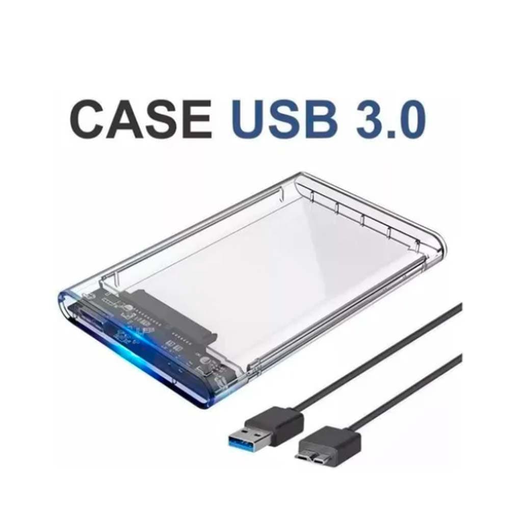 Case Hd Ssd Sata 2.5 Externo Gaveta Usb 3.0 3tb Notebook Pc