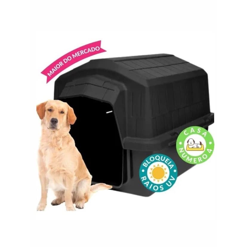 CASINHA 4 PARA CACHORROS TAMANHO GRANDE ALVORADA SUPERINJET CASA PET DE PLASTICO RESISTENTE