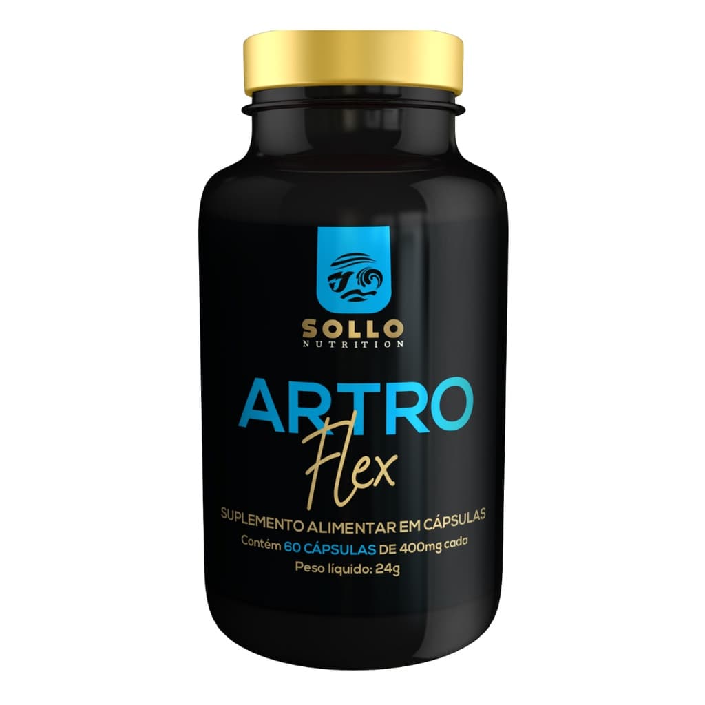 Artro flex 60 Cápsulas - Colágeno tipo II, Cálcio, Magnésio, Vitamina D3 e Vitamina K2