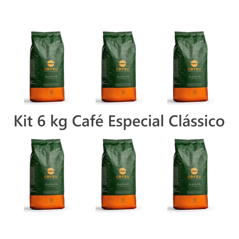 Café Torrado em grãos 6kg Café Especial mais premiado do mundo 100% Arábica