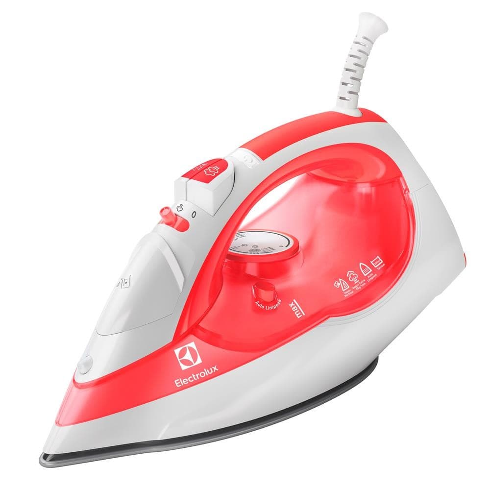FERRO A VAPOR ELECTROLUX 2200W BRANCO/LARANJA - 220V