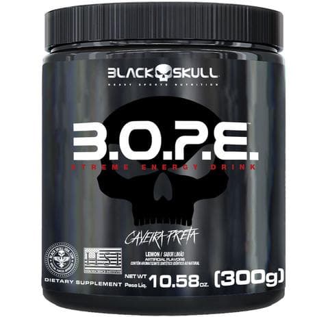 Pre Treino B.O.P.E 300g Pre Workout BOPE - Black Skull