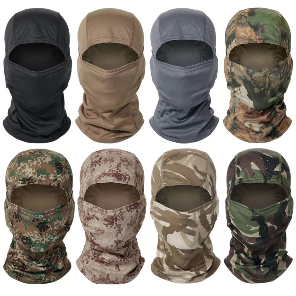 Máscara De Pesca Para Ciclismo Proteção Facial Balaclava Capacete Esportes Ao Ar Livre Protetor Solar Camuflagem Mascarado