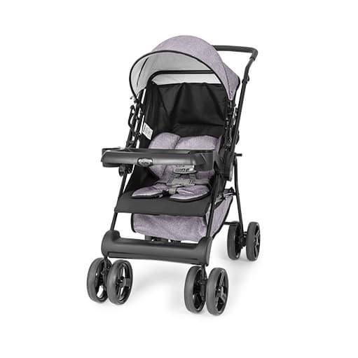Carrinho Infantil De Bebê Passeio Berço Solare Mescla - Tutti Baby