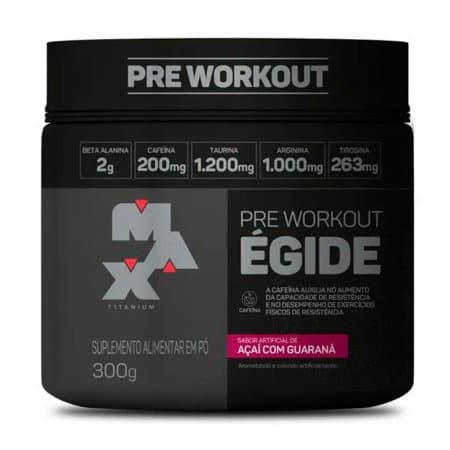 Pré treino Égide 300G Açaí com Guaraná - Max Titanium