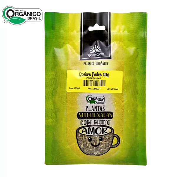 Quebra Pedra Orgânica Certificada Chá 30g Kampo de Ervas