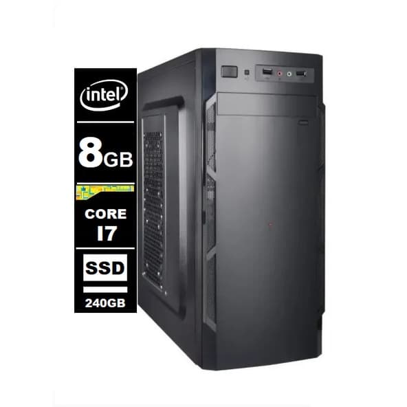 Computador Intel Core I7 8gb Ddr3 240gb Ssd / Wifi