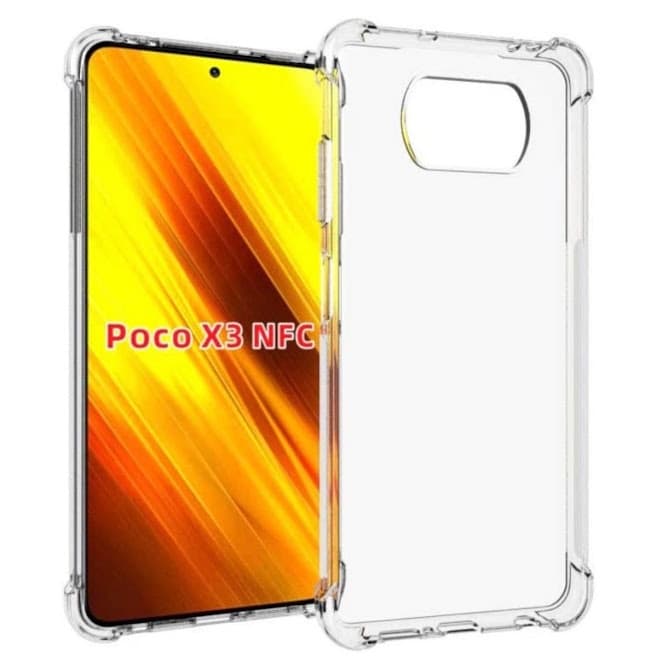 Capinha Celular Silicone Transparente Smartphone Anti Impacto - Uma Brilhos Só! (Poco-x3-x3Pro-NFC)