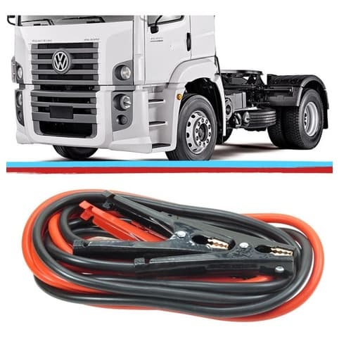 Cabo De Chupeta Para Caminhão E Carro 800amp 3metros 12/24v