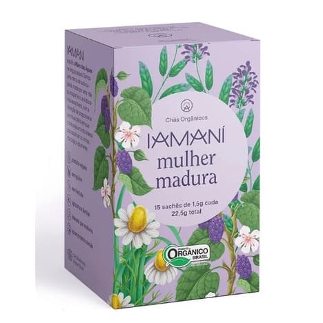 Chá Orgânico Mulher Madura  Iamani Menopausa