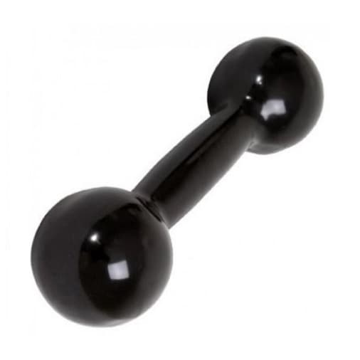 Halter Bola Academia Home Preto Emborrachado 06kg