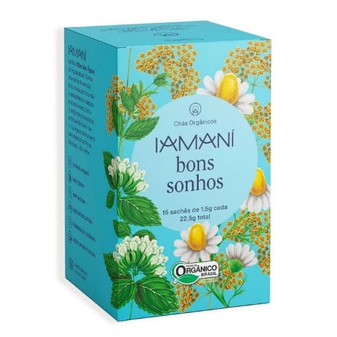 Chá Orgânico Bons Sonhos Iamaní Dormir Melhor Insônia