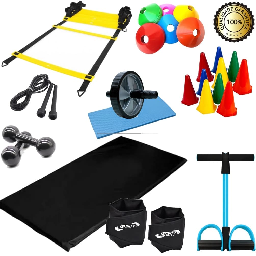 Kit treino funcional para treinos de agilidade P/Academias e Personal