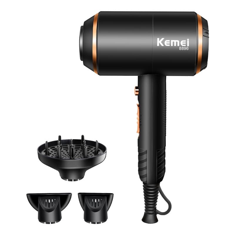 Secador De Cabelo Kemei 4000W Profissional Elétrico Soprador De Energia Forte A Quente/Frio Ferramentas De Secagem