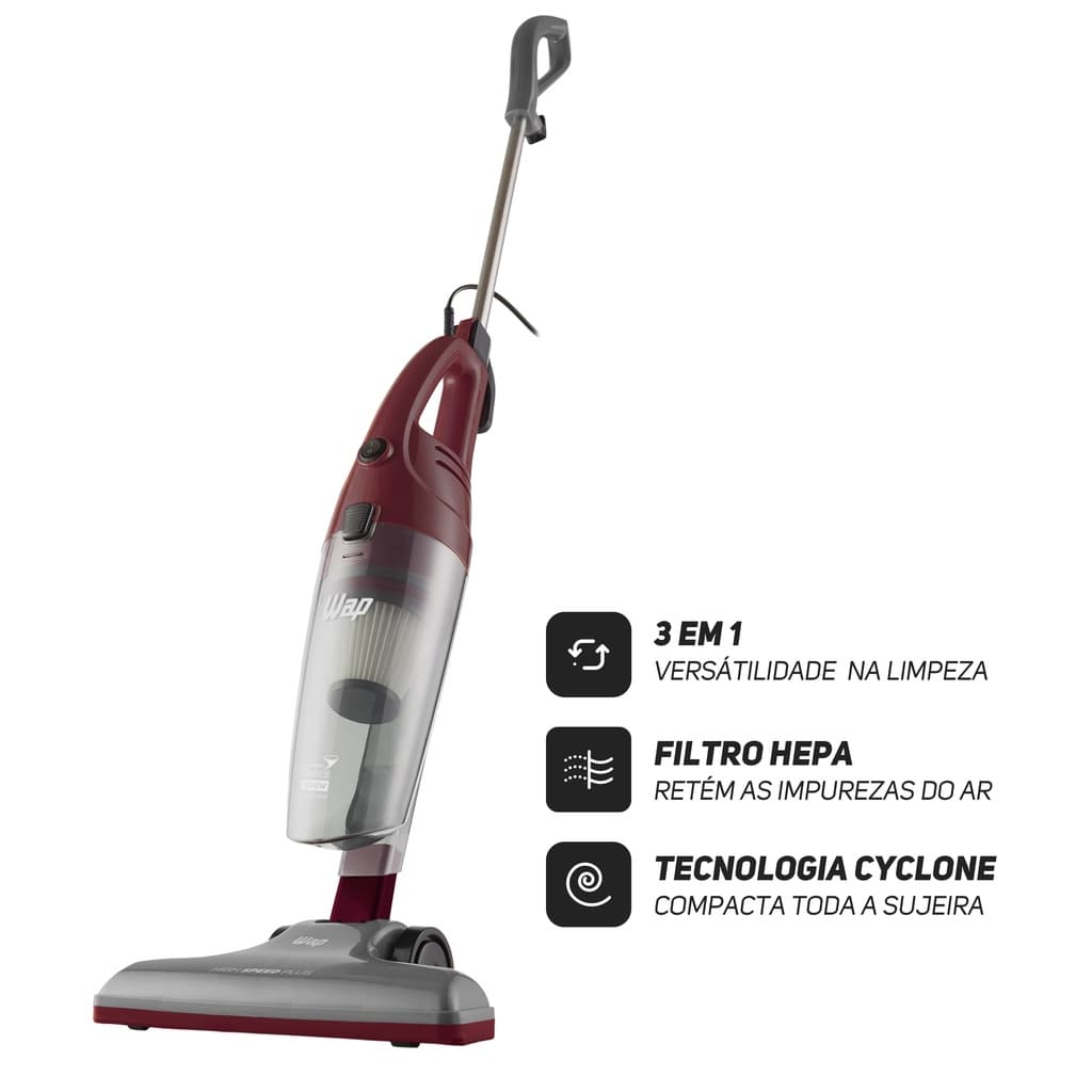 Aspirador de Pó Vertical WAP High Speed Plus 1350W