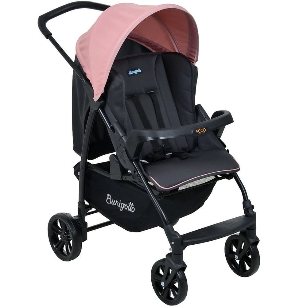 Carrinho de Bebe para Passeio Berço Burigotto Ecco CZ Rosa