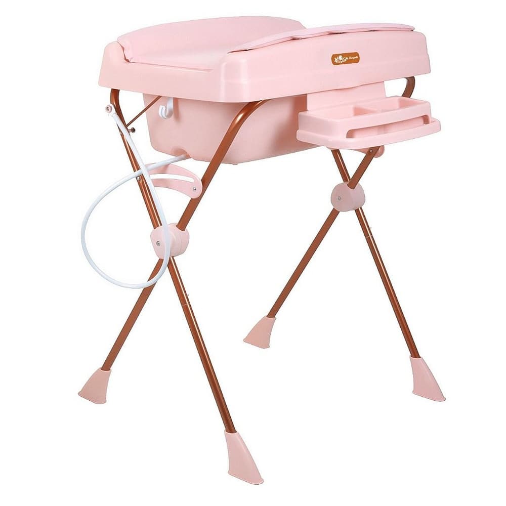 Banheira de Bebe Burigotto Millenia+ Mon Amour Rosa