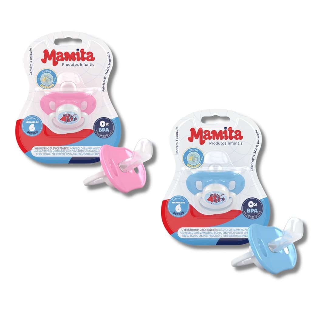 Chupeta Bico Silicone Anatômico Bebê Menino Menina T1 T2