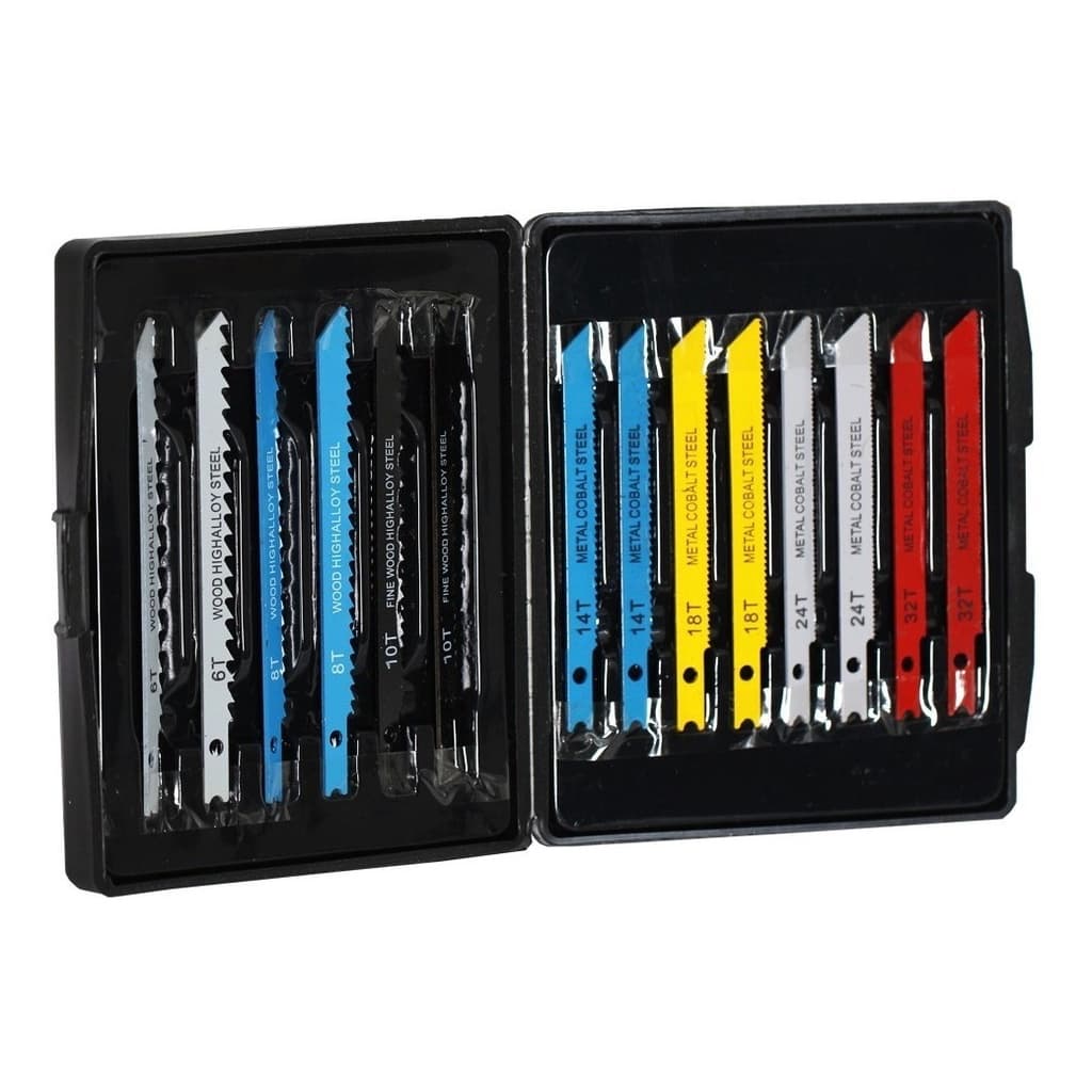 Kit Com 14 Serras Para Tico Tico encaixe Universal - TSSAPER