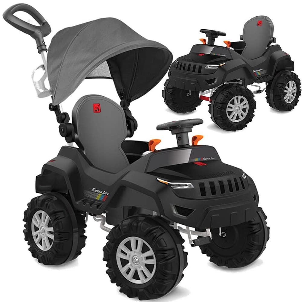 Carrinho de Passeio Pedal Bandeirante Superjipe Capota Preto