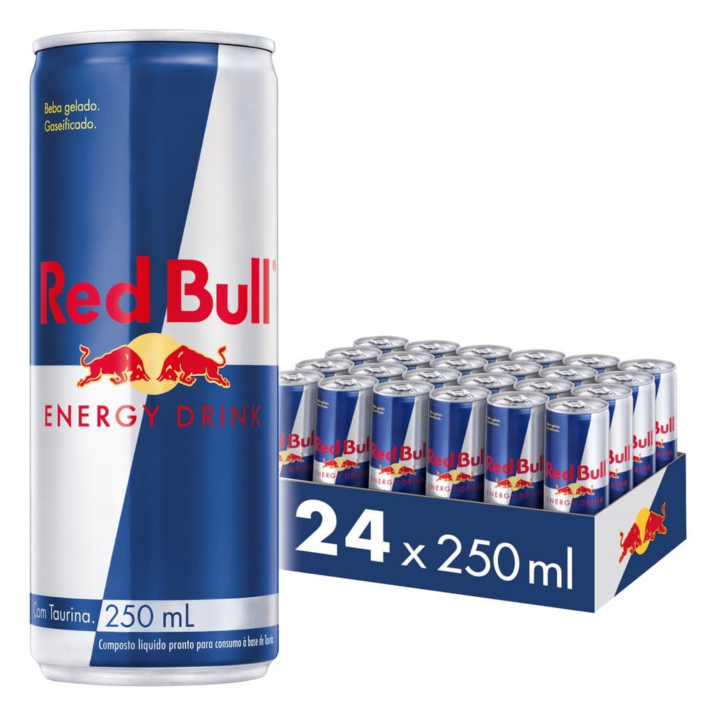Energético Red Bull Energy Tradicional Original de 250ml - Pack 24 Latas