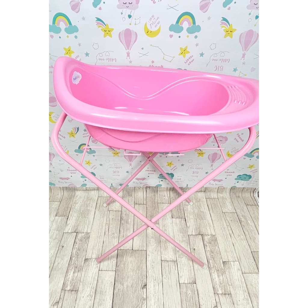 Kit Banheira + Suporte de Banheira de Menina