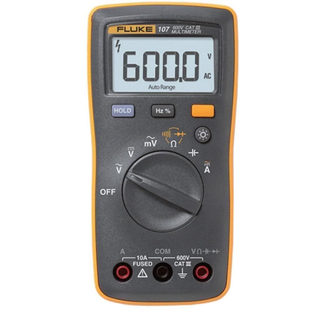 Multímetro digital portátil 600V CAT III - 107  Fluke