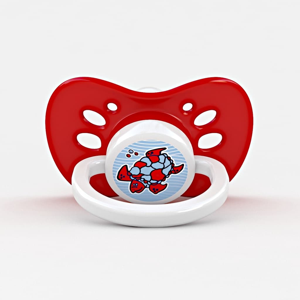 Chupeta Bico de Silicone Redondo Ventilada Premium Desenho Bebê 25 Unidades - PAC 25 Chupetas Menina Menino