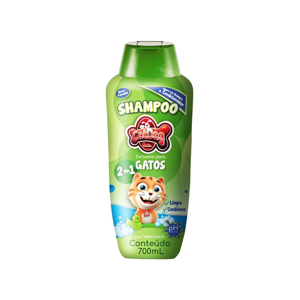 Shampoo 2em1 Para Gatos Petshop Cat Dog 700ml