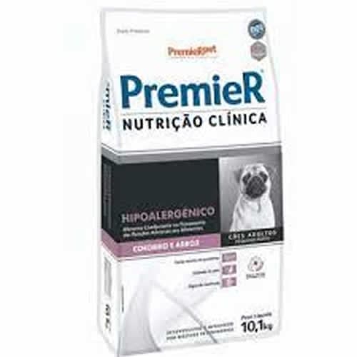 Ração Premier Nutrição Clínica Cães Hipoalergênico Cordeiro Porte Pequeno 10,1Kg