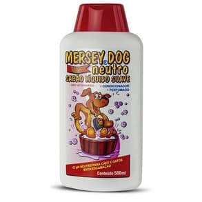 Shampoo mersey dog neutro 500 ml - mersey shampoo Suave e Neutro para cães.