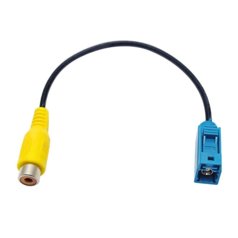 YJCNELCR Portátil Fêmea Para RCA Adaptador De Cabo De Vídeo Carro Invertendo Câmera Visão Traseira Cabos Adaptadores Usa