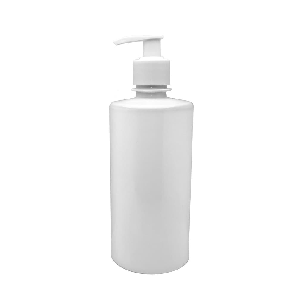 5 Frascos 500 Ml em Plástico Pet Branco Para Saboneteira Shampoo Cremes Álcool Gel