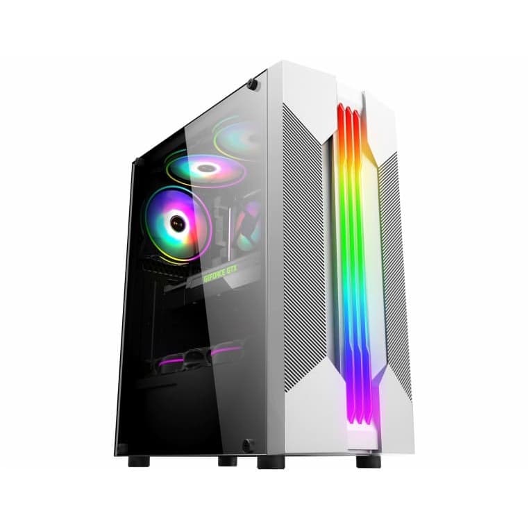 Gabinete Gamer K-mex Bifrost CG-W1A9 Painel Led RGB S/ Fan