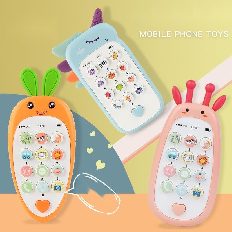 Telefone Para Bebês De Brinquedo Musical Celular Educativo Infantil Brinquedos Infantis