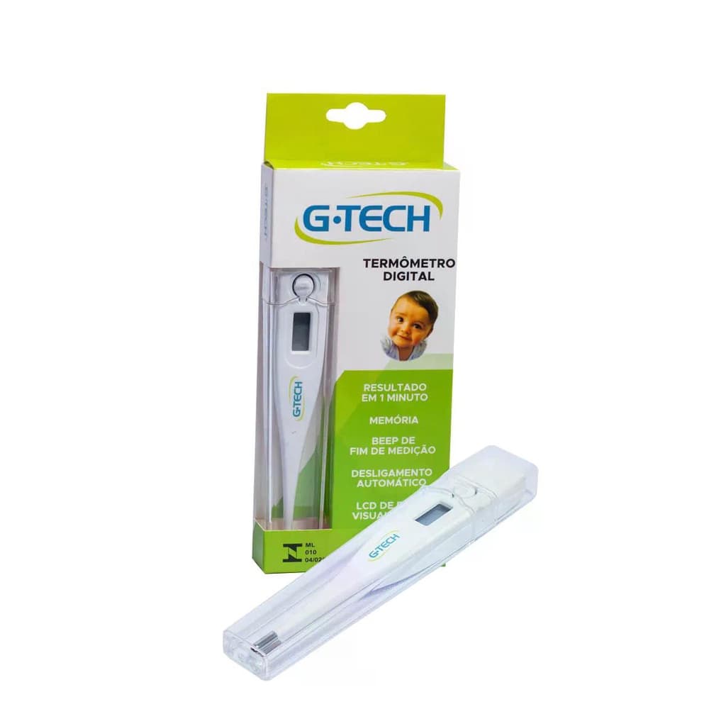 Termômetro Digital G-Tech TH1027 Branco 1 Unidade