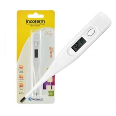 Termometro Incoterm Digital Branco Sonoro