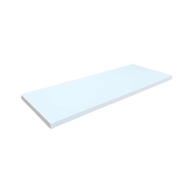 Prateleira Mdf Branca de Parede 75,5x45 Madeira com Suporte