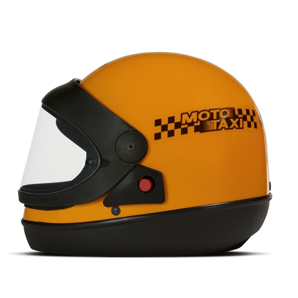 Capacete Moto Fechado Pro Tork Sport Moto Amarelo Moto Táxi Viseira Cristal Feminino Masculino